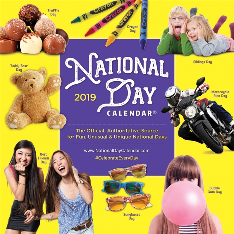 2019 National Day Wall Calendar